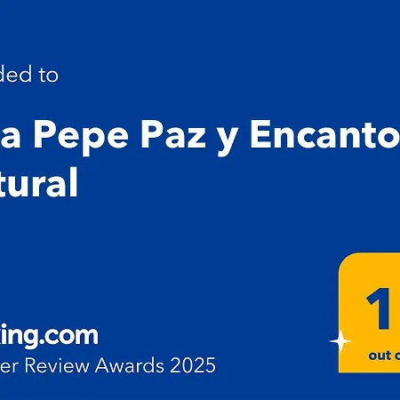 Hétvégi ház Pepe Paz Y Encanto Natural